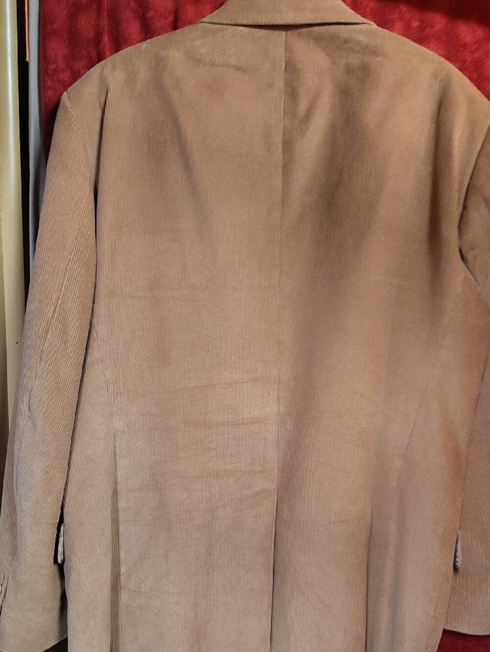 Lands' End Men's Corduroy Sport Coat in Tan - Picture 9 of 9
